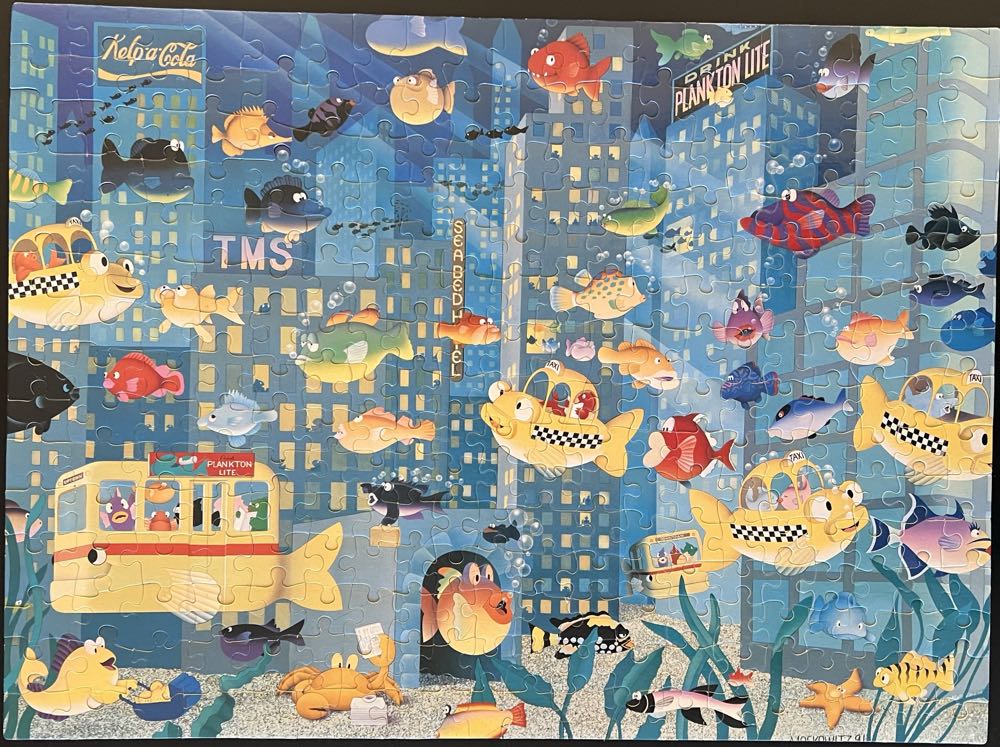 Fish City - 765, 1/13/25-SOLD - Great American Puzzle Factory puzzle collectible [Barcode 010563003202] - Main Image 2