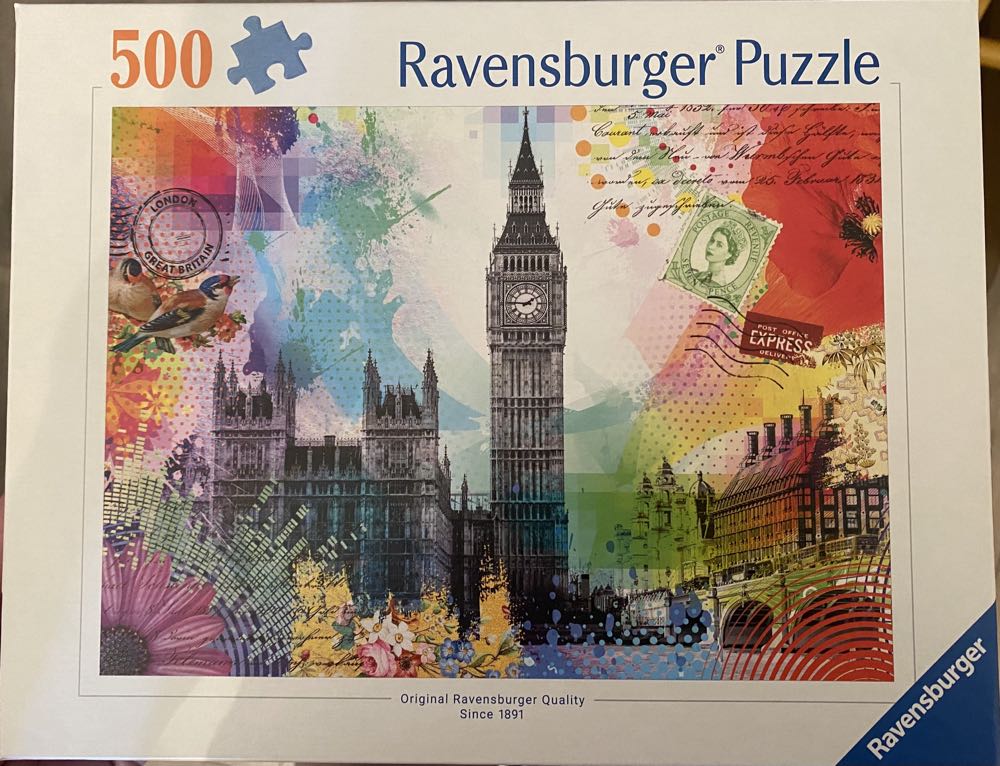 London Postcard - Ravensburger puzzle collectible [Barcode 4005555003090] - Main Image 2