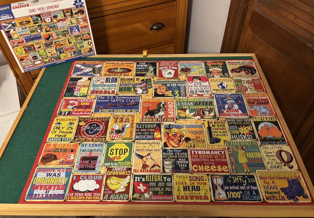 Did You Know - White Mountain 🇺🇸 puzzle collectible [Barcode 724819268177] - Main Image 3
