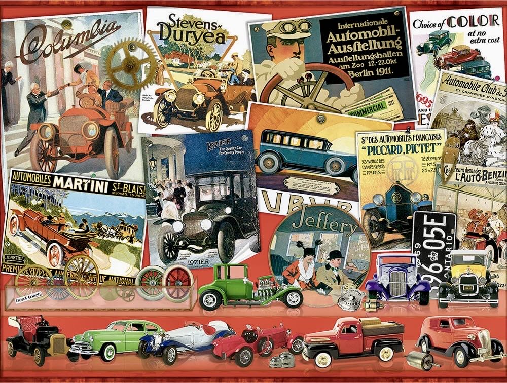 Cars Collage (NIB) NFT - Bits And Pieces puzzle collectible [Barcode 192949076946] - Main Image 2