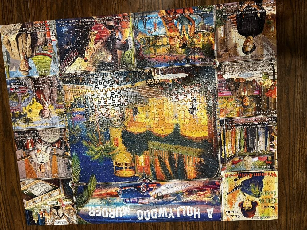 A Hollywood Murder #2 - White Mountain puzzle collectible [Barcode 724819268122] - Main Image 3