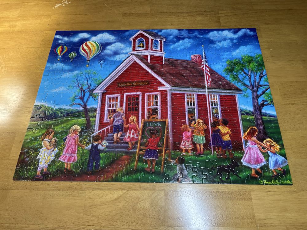 Time For School - SunsOut puzzle collectible [Barcode 796780359741] - Main Image 2