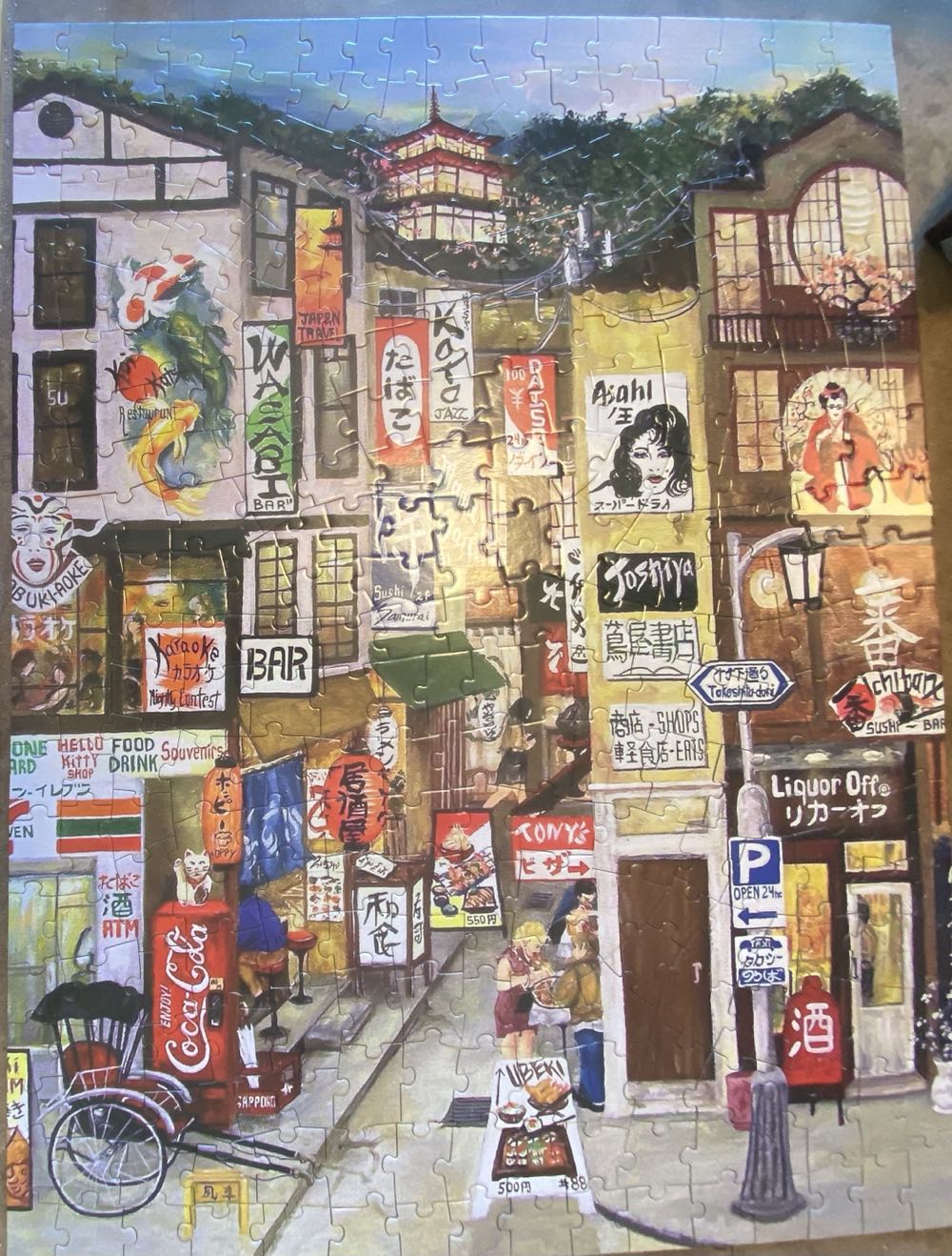 Japan Town - Bits & Pieces puzzle collectible [Barcode 192949071880] - Main Image 2
