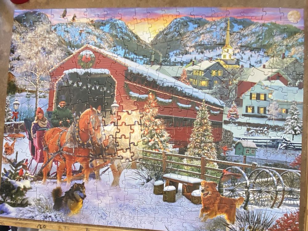 Jingle All The Way Teresa Lilly  - Bits & Pieces puzzle collectible [Barcode 192949076021] - Main Image 2