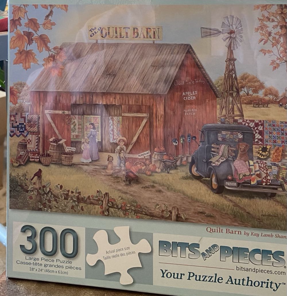 Quilt Barn - Bits & Pieces puzzle collectible [Barcode 192949065575] - Main Image 2