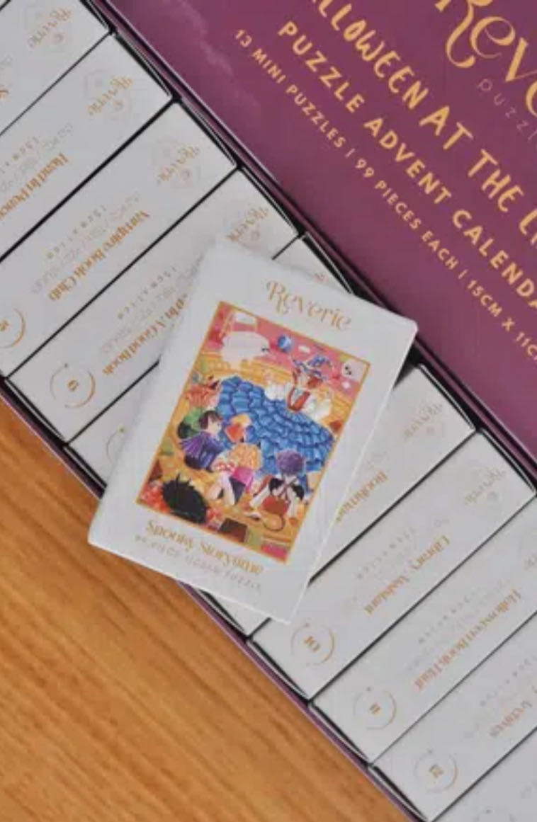 Halloween At The Library Puzzle Advent Calendar - Reverie puzzle collectible [Barcode 9309000168910] - Main Image 3