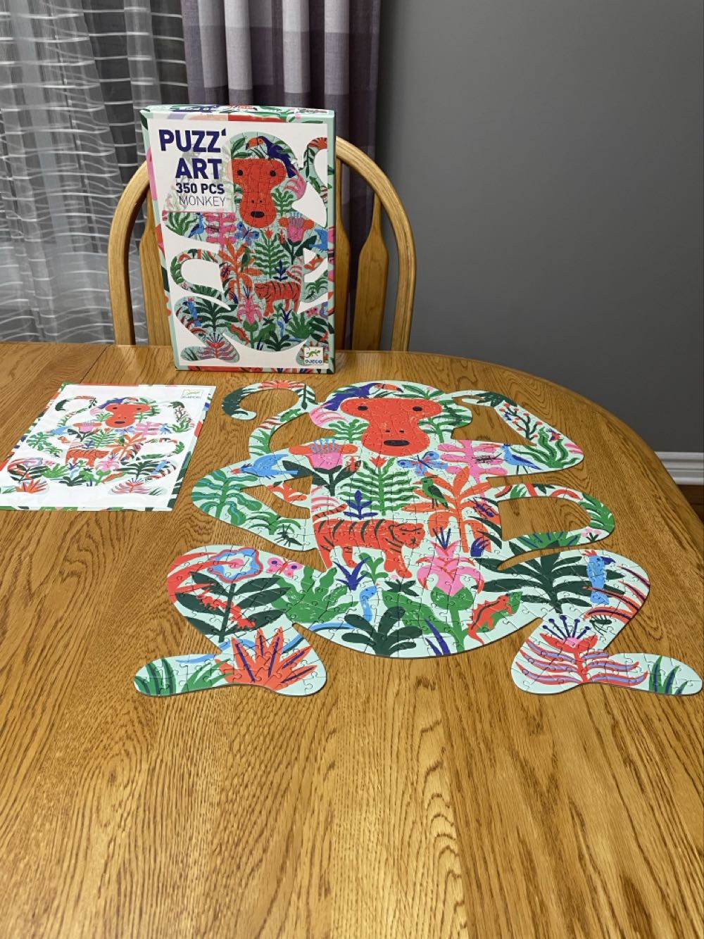 Monkey Decor - DJECO 🇫🇷 puzzle collectible [Barcode 3070900076570] - Main Image 2