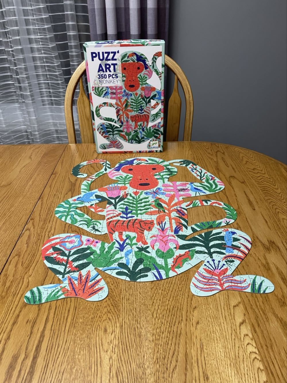 Monkey Decor - DJECO 🇫🇷 puzzle collectible [Barcode 3070900076570] - Main Image 3