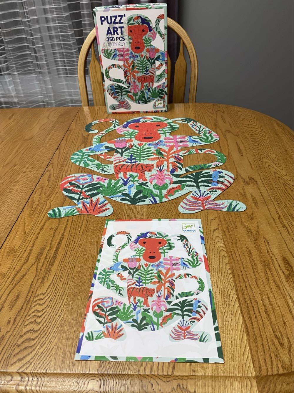 Monkey Decor - DJECO 🇫🇷 puzzle collectible [Barcode 3070900076570] - Main Image 4