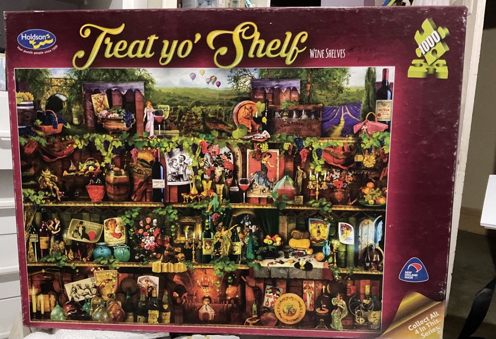Holdson Treat Yo Shelf Wine Shelves Piece Treat Yo’shelf Wine Jigsaw - Holdson puzzle collectible [Barcode 9414131771400] - Main Image 2