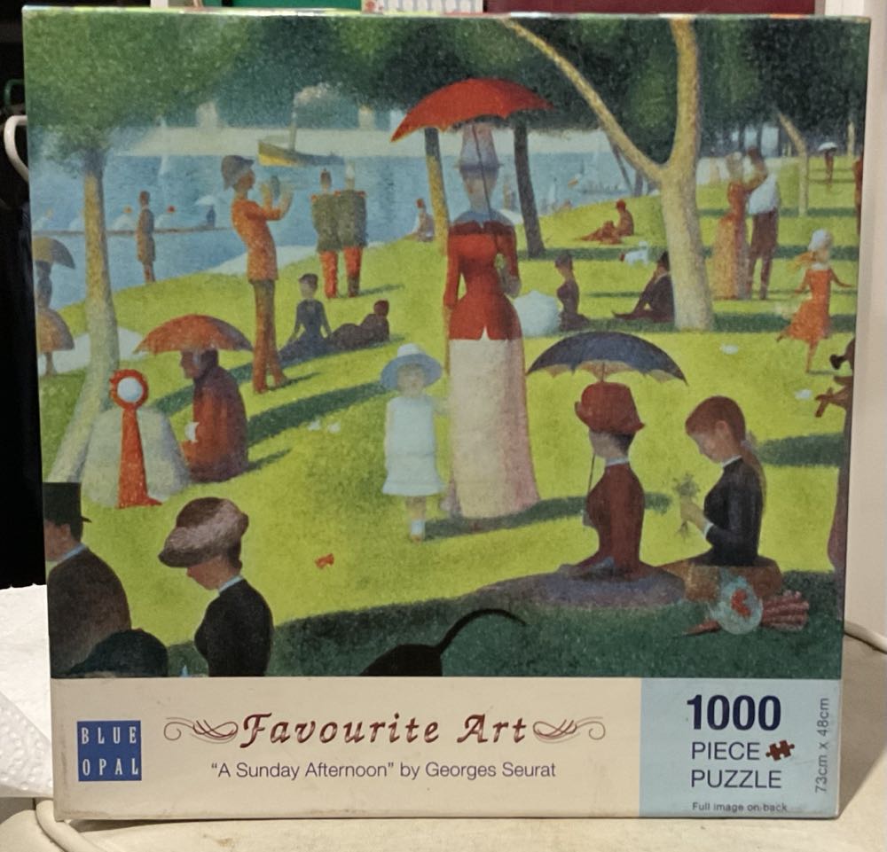 A Sunday Afternoon - Blue Opal puzzle collectible [Barcode 633793014048] - Main Image 2
