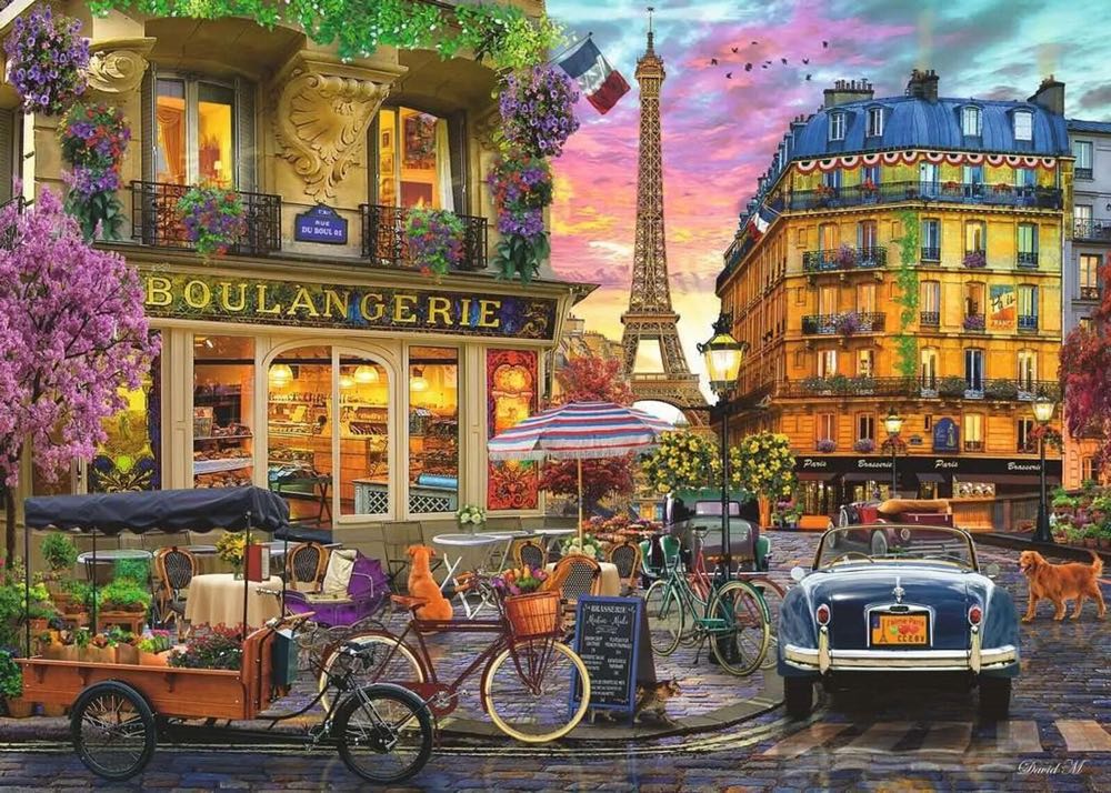 Paris In the Dawn - Ravensburger puzzle collectible [Barcode 4005555008859] - Main Image 2