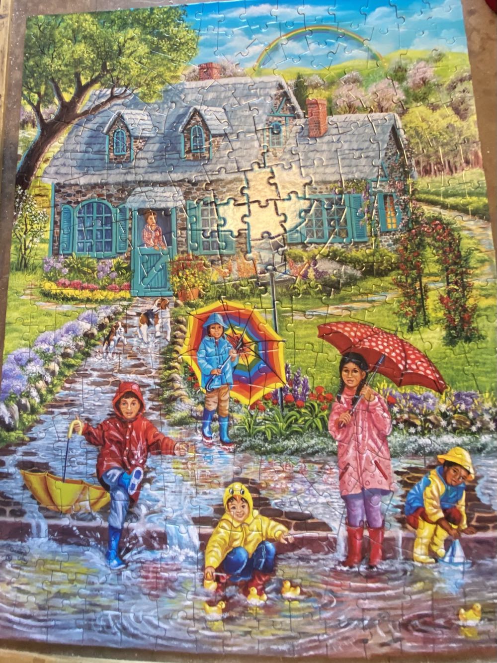 After the Spring Rain - Bits And Pieces puzzle collectible [Barcode 192949083319] - Main Image 2