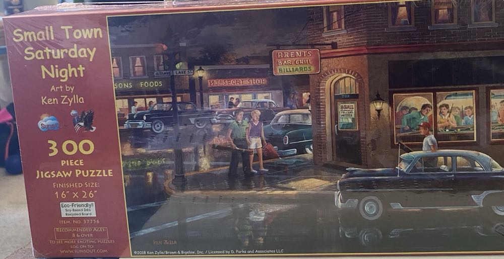 Small Town Saturday Night  puzzle collectible [Barcode 796780377561] - Main Image 2