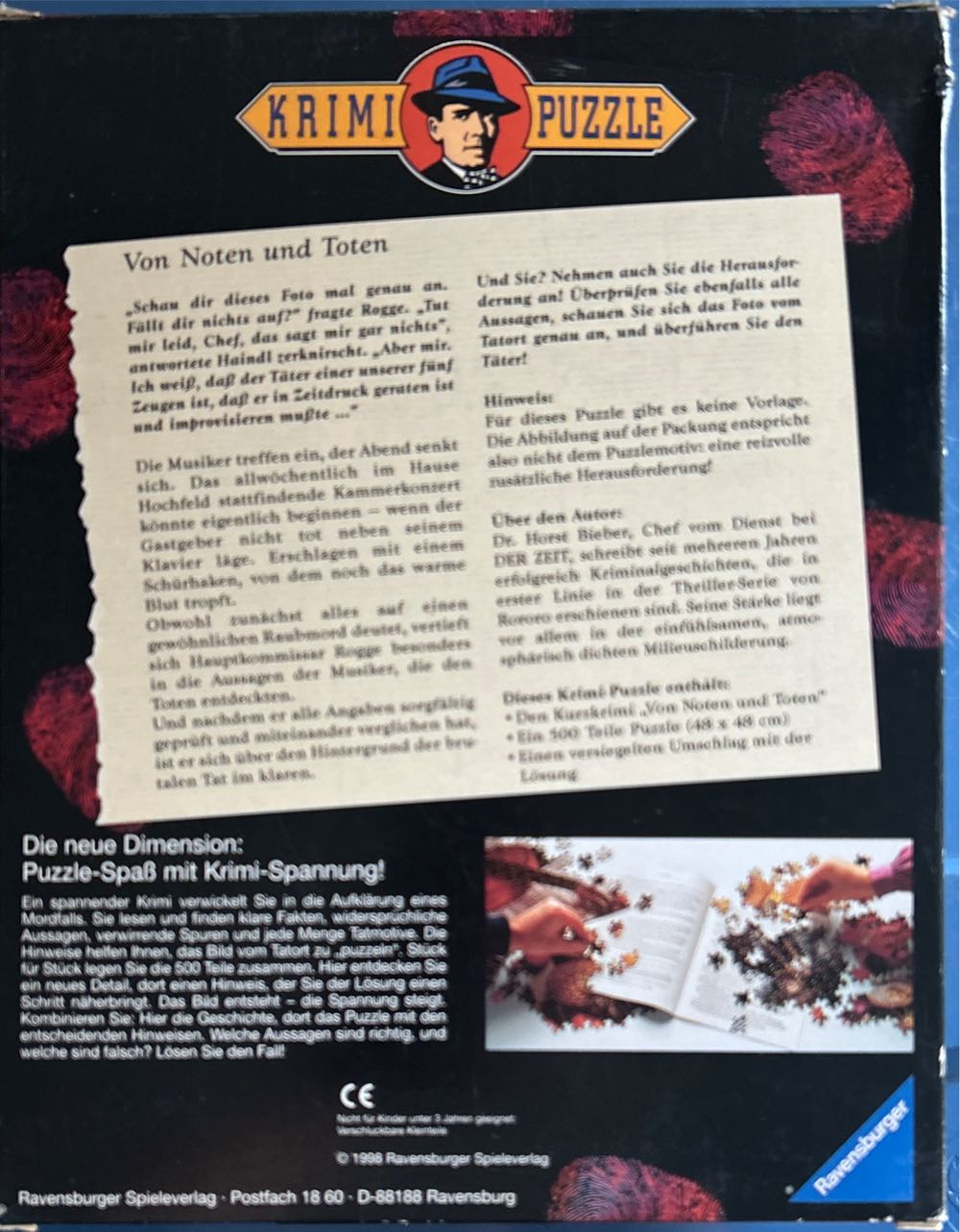 Von Noten und Toten - Ravensburger puzzle collectible [Barcode 4005556153534] - Main Image 2