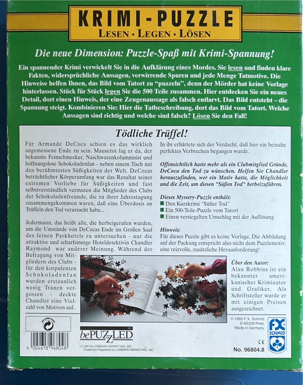 Fx Schmid - F X Schmid puzzle collectible [Barcode 4004618968048] - Main Image 2