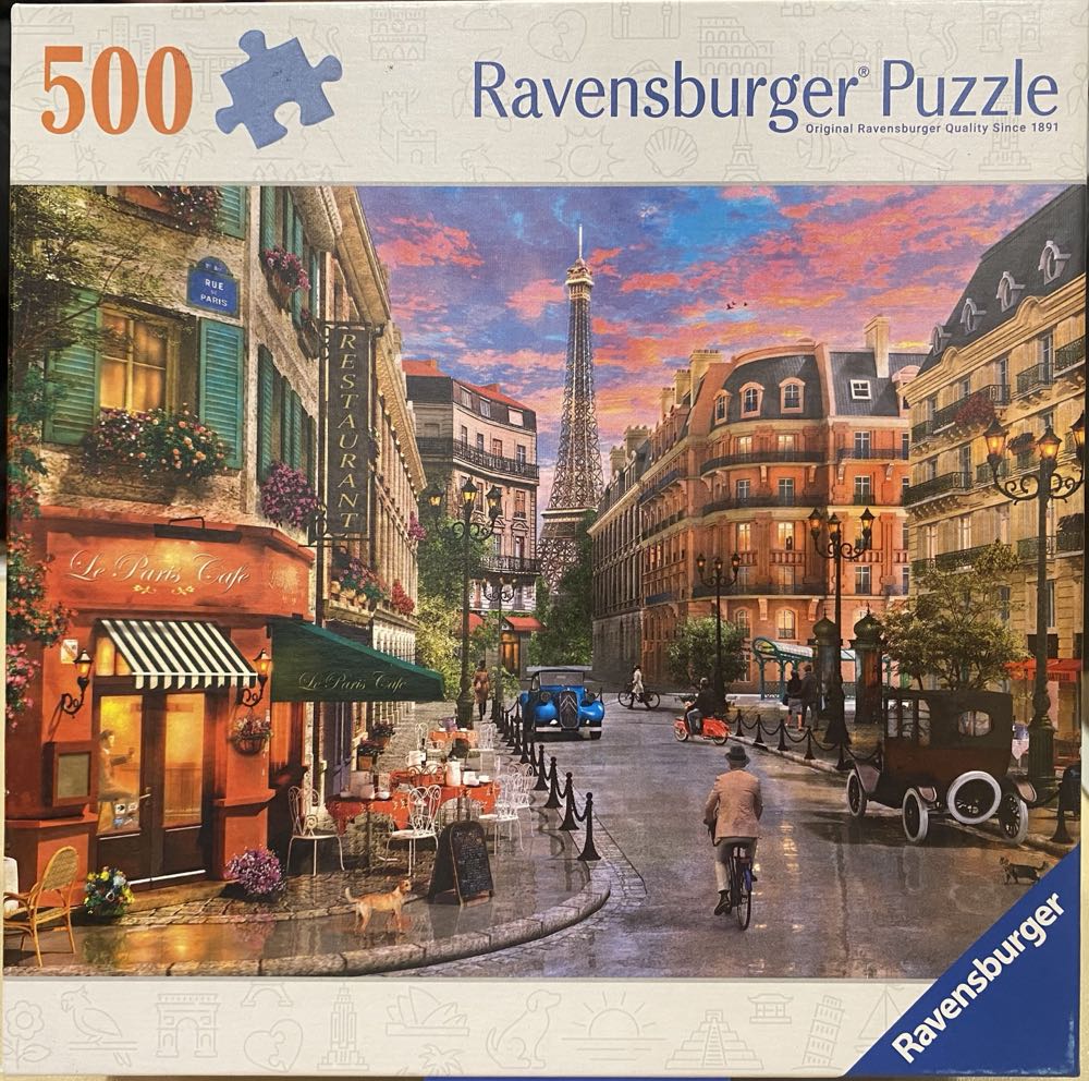 Parisian sunset - Ravensburger puzzle collectible [Barcode 4005556806973] - Main Image 2