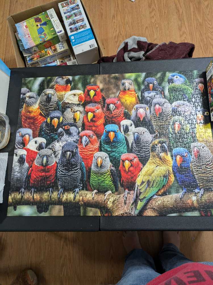 Kaleidoscope Of Feathers - Cross and Glory puzzle collectible [Barcode 850050598220] - Main Image 2