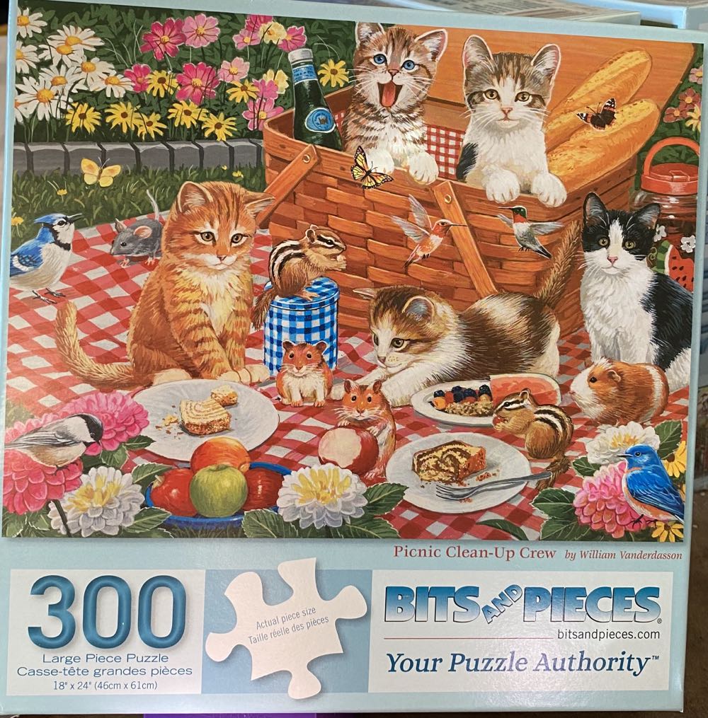 Picnic Clean-up Crew - Bits & Pieces puzzle collectible [Barcode 192949078445] - Main Image 2