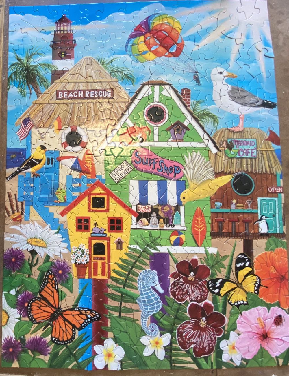Birdhouse Beach - Bits & Pieces puzzle collectible [Barcode 192949066763] - Main Image 3