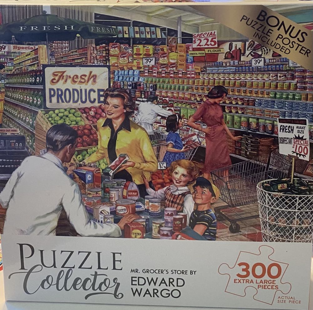 Mr. Grocer’s Store - Rose-Art Brand puzzle collectible [Barcode 4895145435741] - Main Image 2