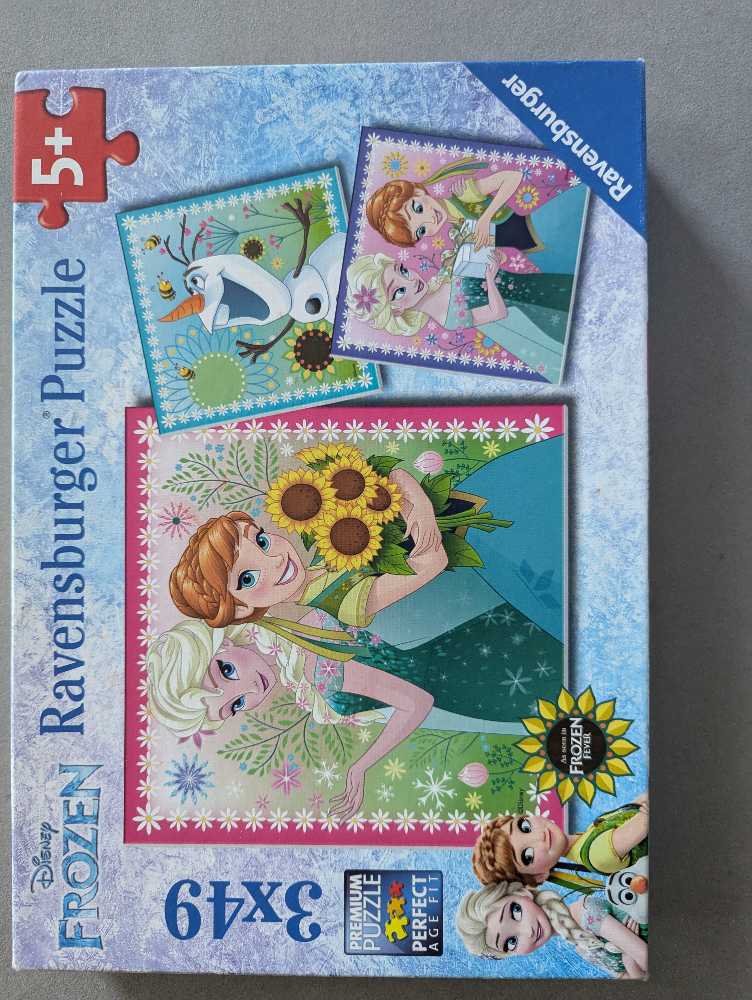 Frozen Fever 3x49 (24BC-0033) - Ravensburger puzzle collectible [Barcode 4005556093564] - Main Image 2
