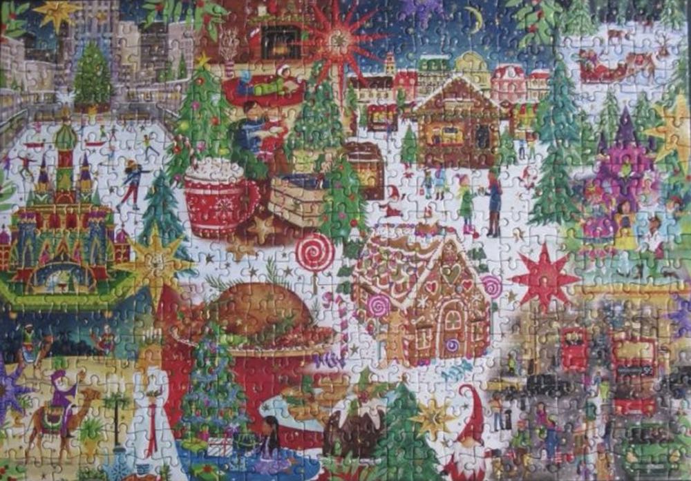 Christmas Around The World - Gibsons puzzle collectible [Barcode 5012269036091] - Main Image 3