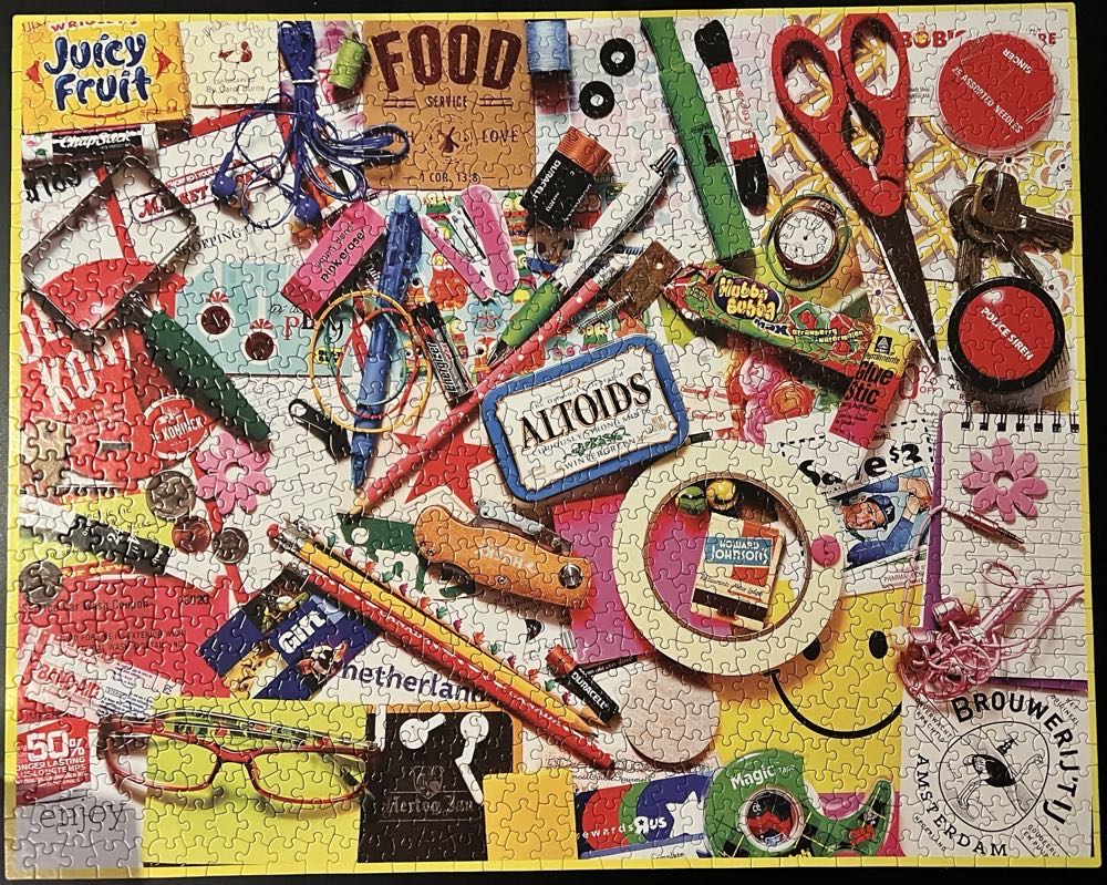 Junk Drawer - White Mountain puzzle collectible [Barcode 724819268191] - Main Image 2