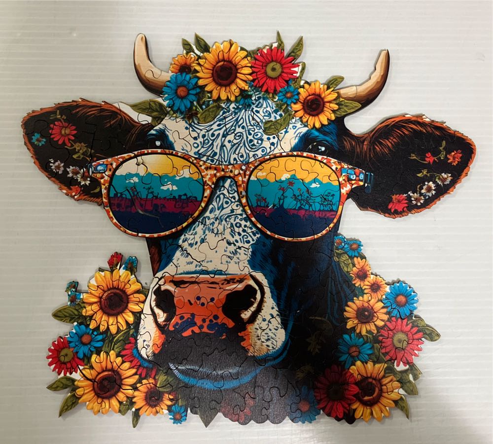 Cow Wooden Puzzle  puzzle collectible - Main Image 2