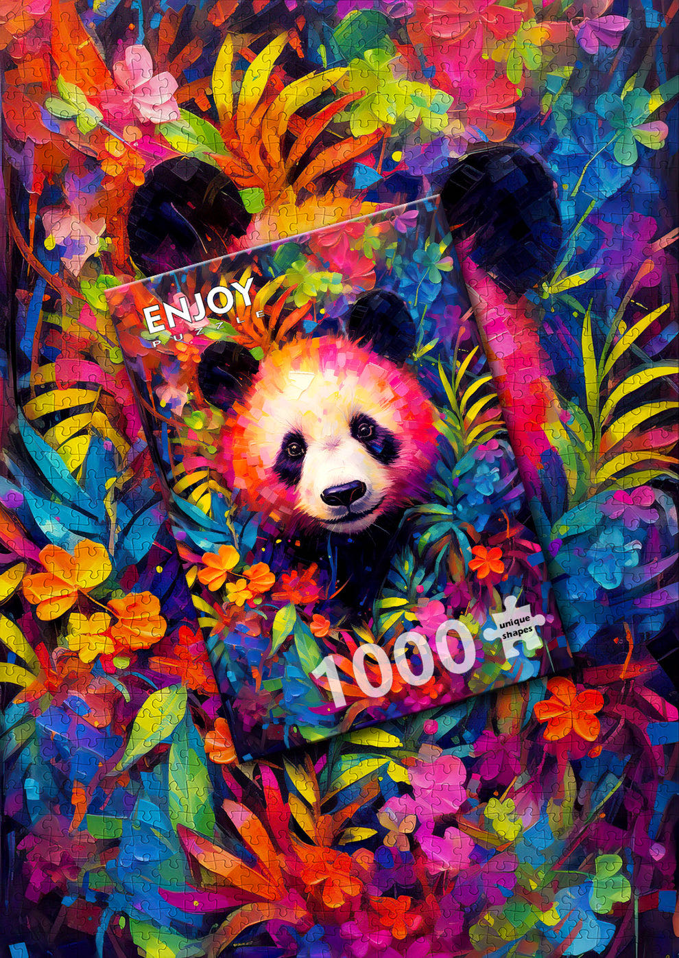 Playful Panda Cub 🟦 - Enjoy Puzzle puzzle collectible [Barcode 5949194022274] - Main Image 4