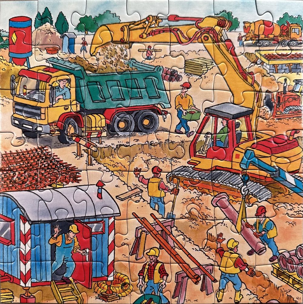 *Building A House - Ravensbuger puzzle collectible [Barcode 4005556093076] - Main Image 2