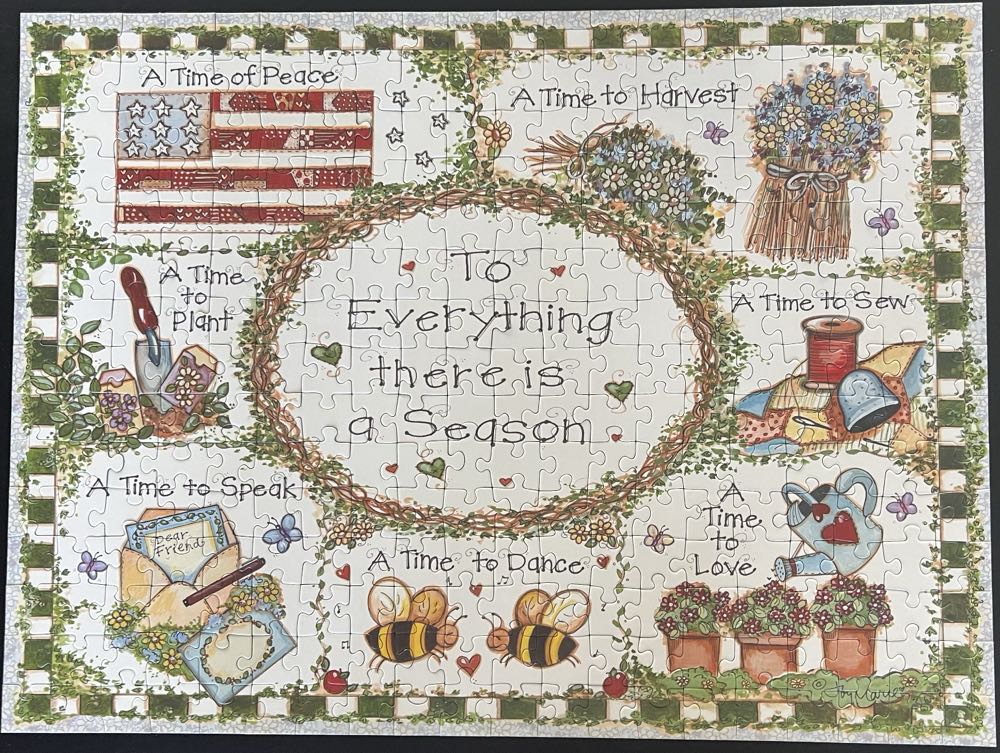 To Everything There is a Season - F.X. Schmid puzzle collectible [Barcode 099252788002] - Main Image 2