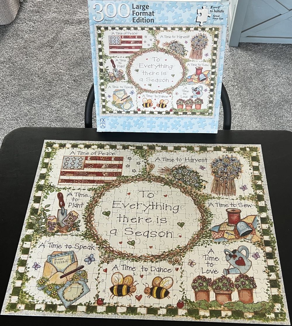 To Everything There is a Season - F.X. Schmid puzzle collectible [Barcode 099252788002] - Main Image 3