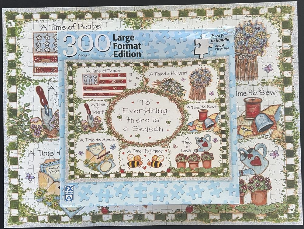 To Everything There is a Season - F.X. Schmid puzzle collectible [Barcode 099252788002] - Main Image 4