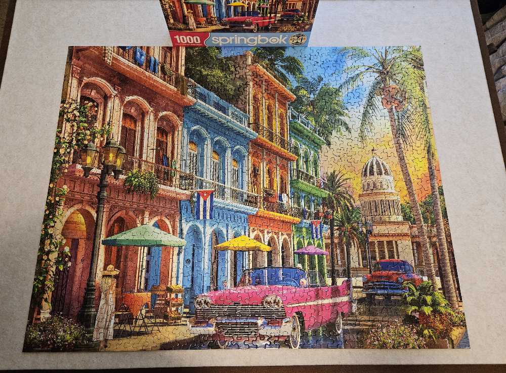 Havana Sunset - Springbok puzzle collectible [Barcode 091683111947] - Main Image 3