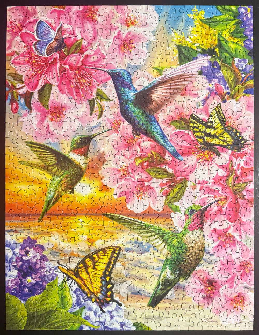 Hummingbirds - Springbok puzzle collectible [Barcode 091683016853] - Main Image 2