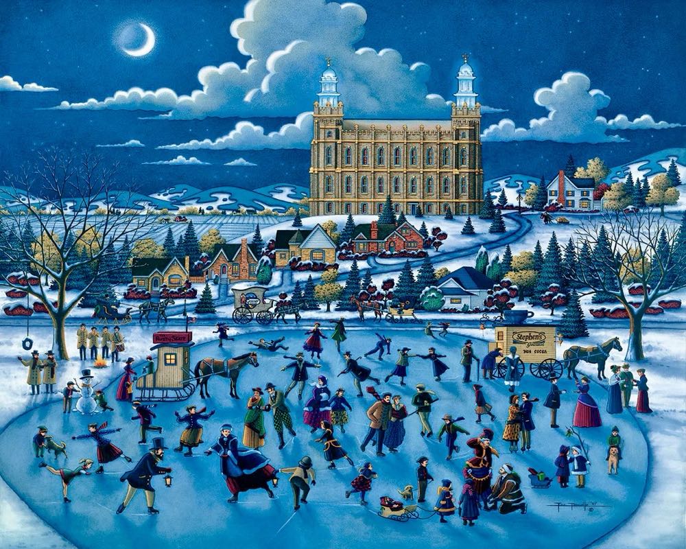 Olsen Park 🆕 - Dowdle Folk Art puzzle collectible [Barcode 671095000086] - Main Image 2