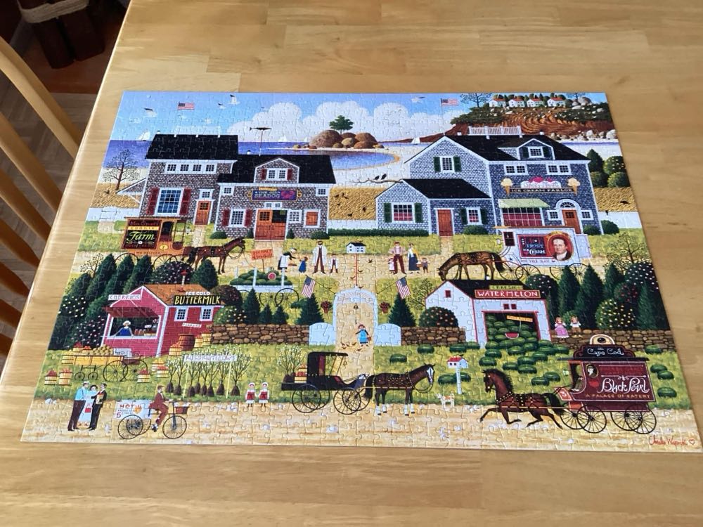 Westcott’s Black Cherry Harbor - Buffalo Games & Puzzles puzzle collectible [Barcode 079346114443] - Main Image 4