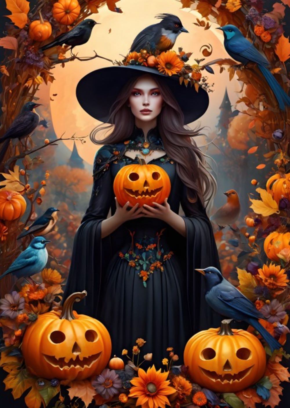 Halloween Witch - Bluebird puzzle collectible [Barcode 3663384908286] - Main Image 2