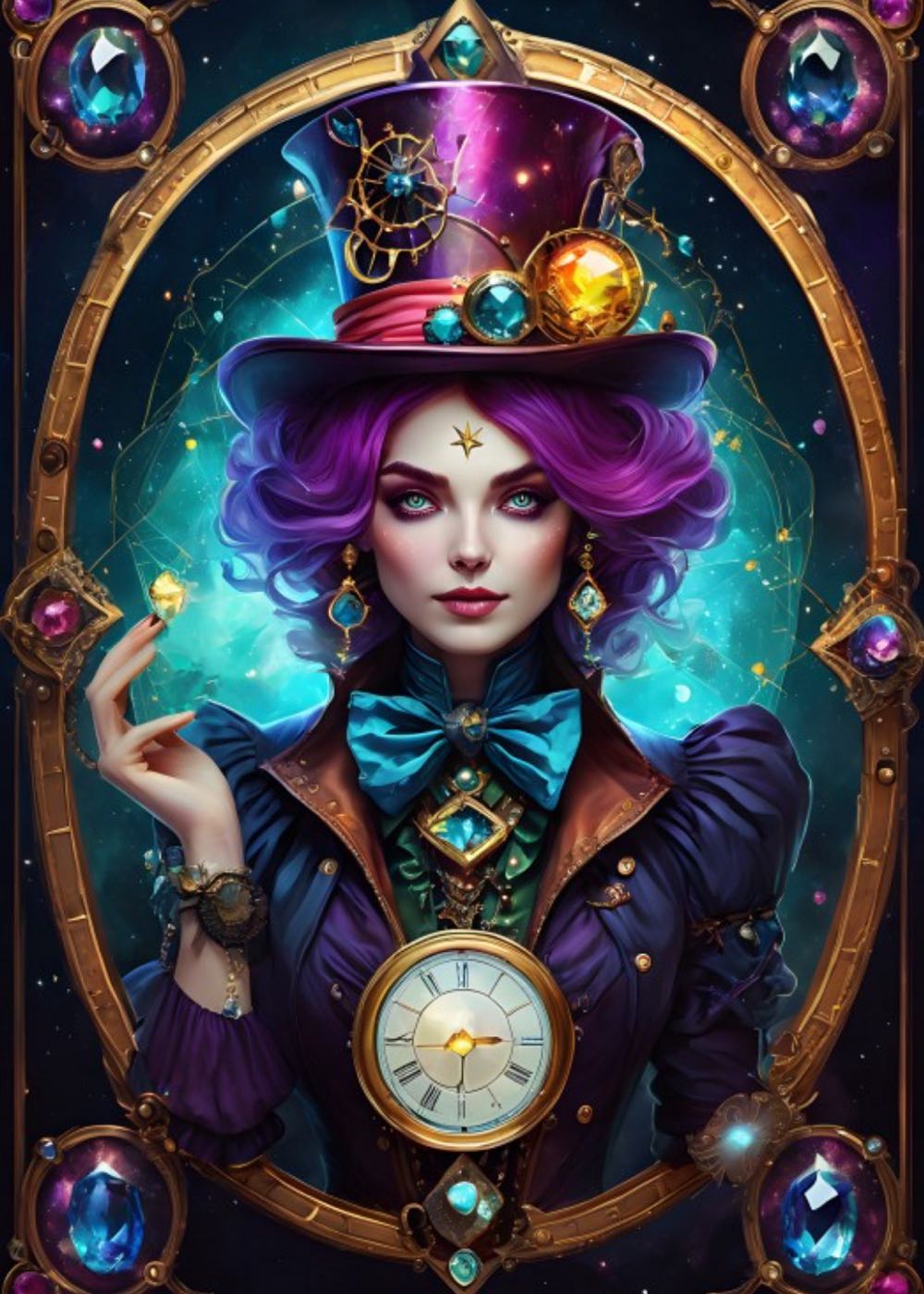 Violet - Steampunk Collection - Bluebird Puzzle puzzle collectible [Barcode 3663384908262] - Main Image 2