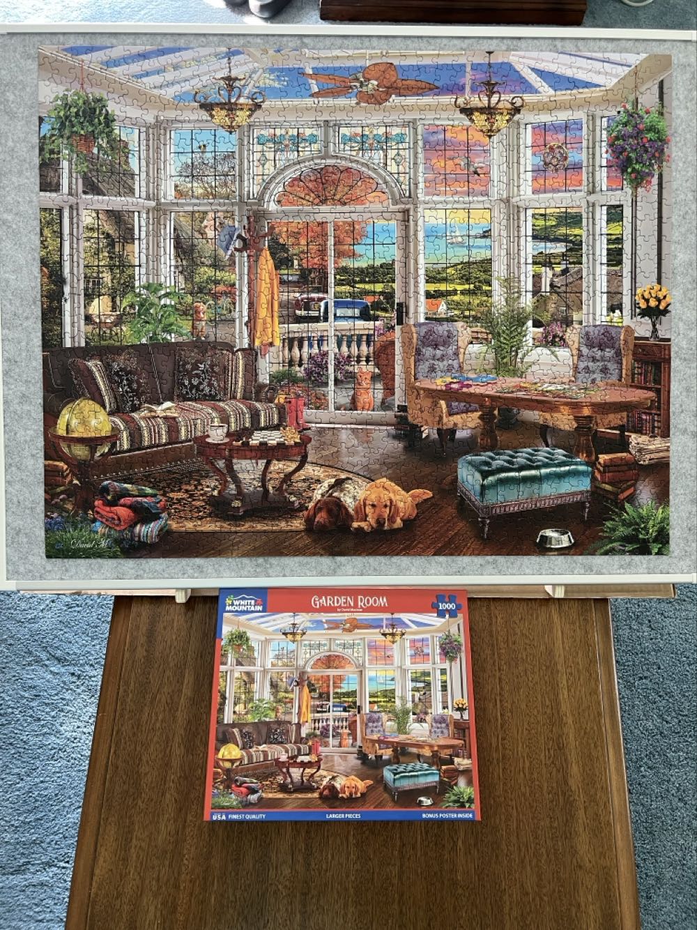 PENDING Garden Room - White Mountain puzzle collectible [Barcode 724819267972] - Main Image 2