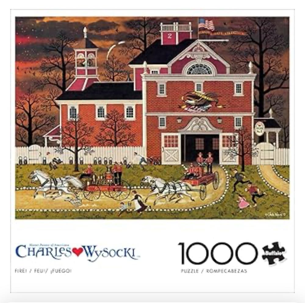 CW - Fire! - Buffalo Games & Puzzles puzzle collectible [Barcode 079346133123] - Main Image 2