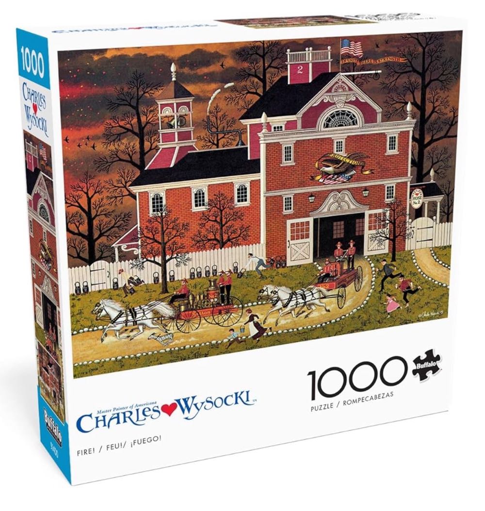 CW - Fire! - Buffalo Games & Puzzles puzzle collectible [Barcode 079346133123] - Main Image 3