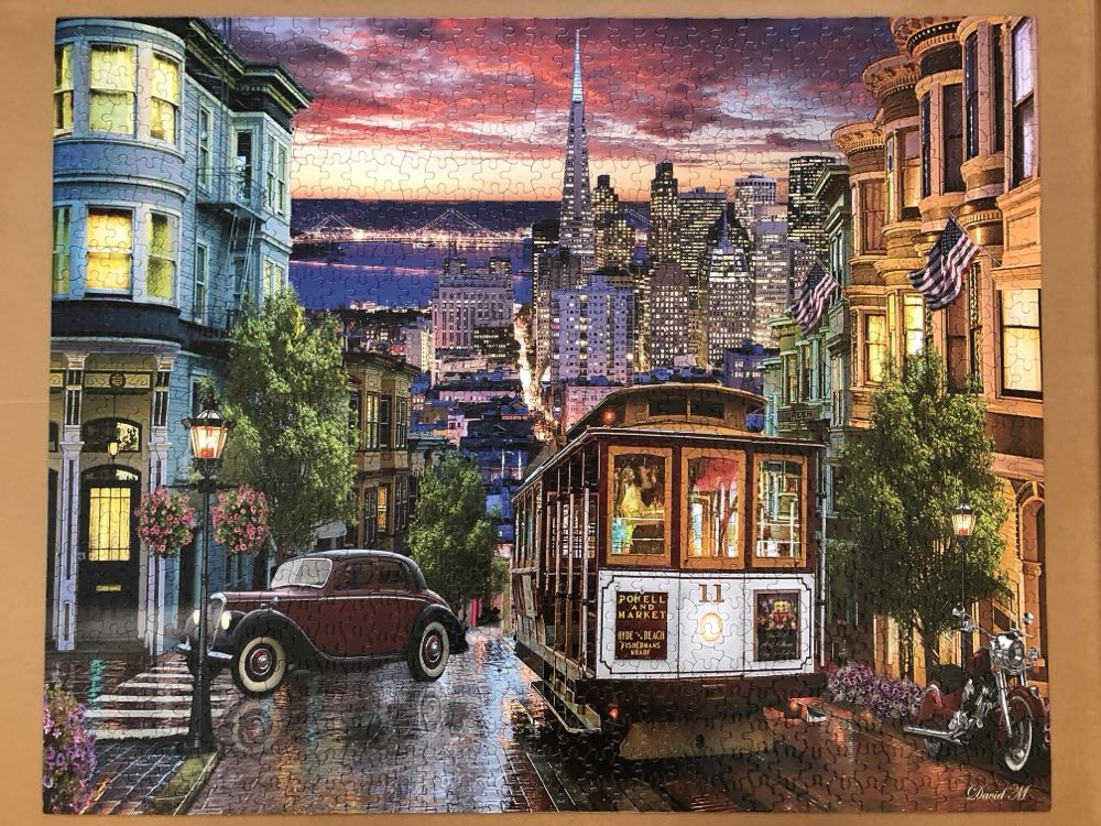 San Francisco Trolley - Vermont Christmas Company puzzle collectible [Barcode 819273020598] - Main Image 2