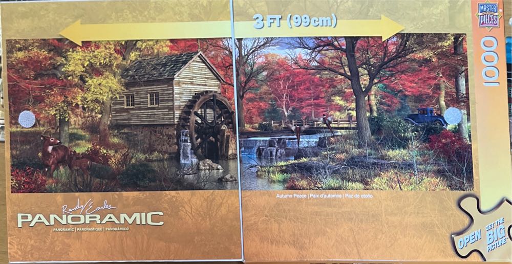 Autumn Peace - Master Pieces 🇺🇸 puzzle collectible [Barcode 705988712708] - Main Image 2