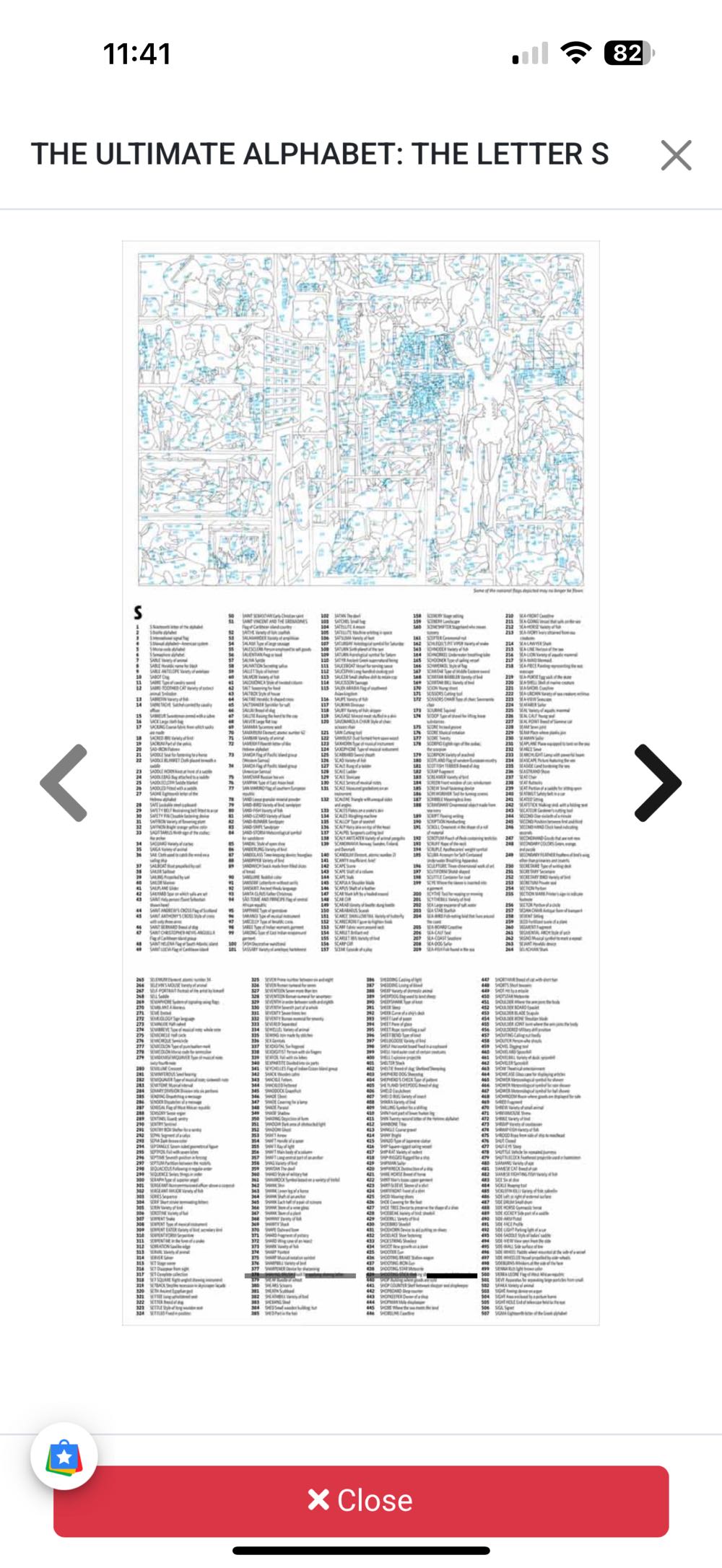 Letter S, The - Sleepy Shopkeeper - Great American Puzzle Factory 🇺🇸 puzzle collectible [Barcode 010563081668] - Main Image 2