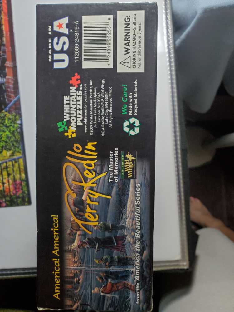 America America.NIB - White Mountain 🇺🇸 puzzle collectible - Main Image 2