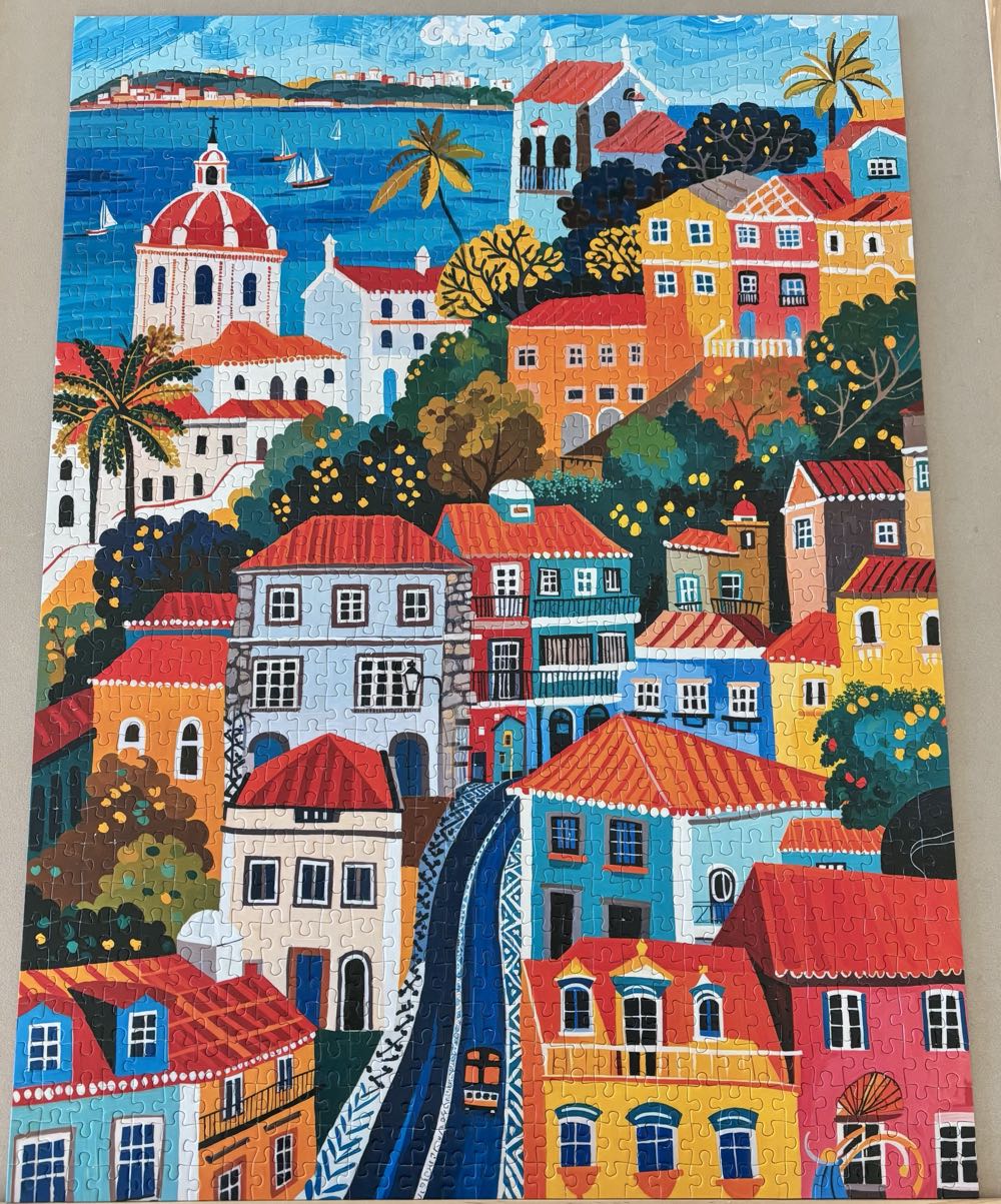 Vibrant Vistas Of Lisbon - Cross & Glory puzzle collectible [Barcode 850063772068] - Main Image 2