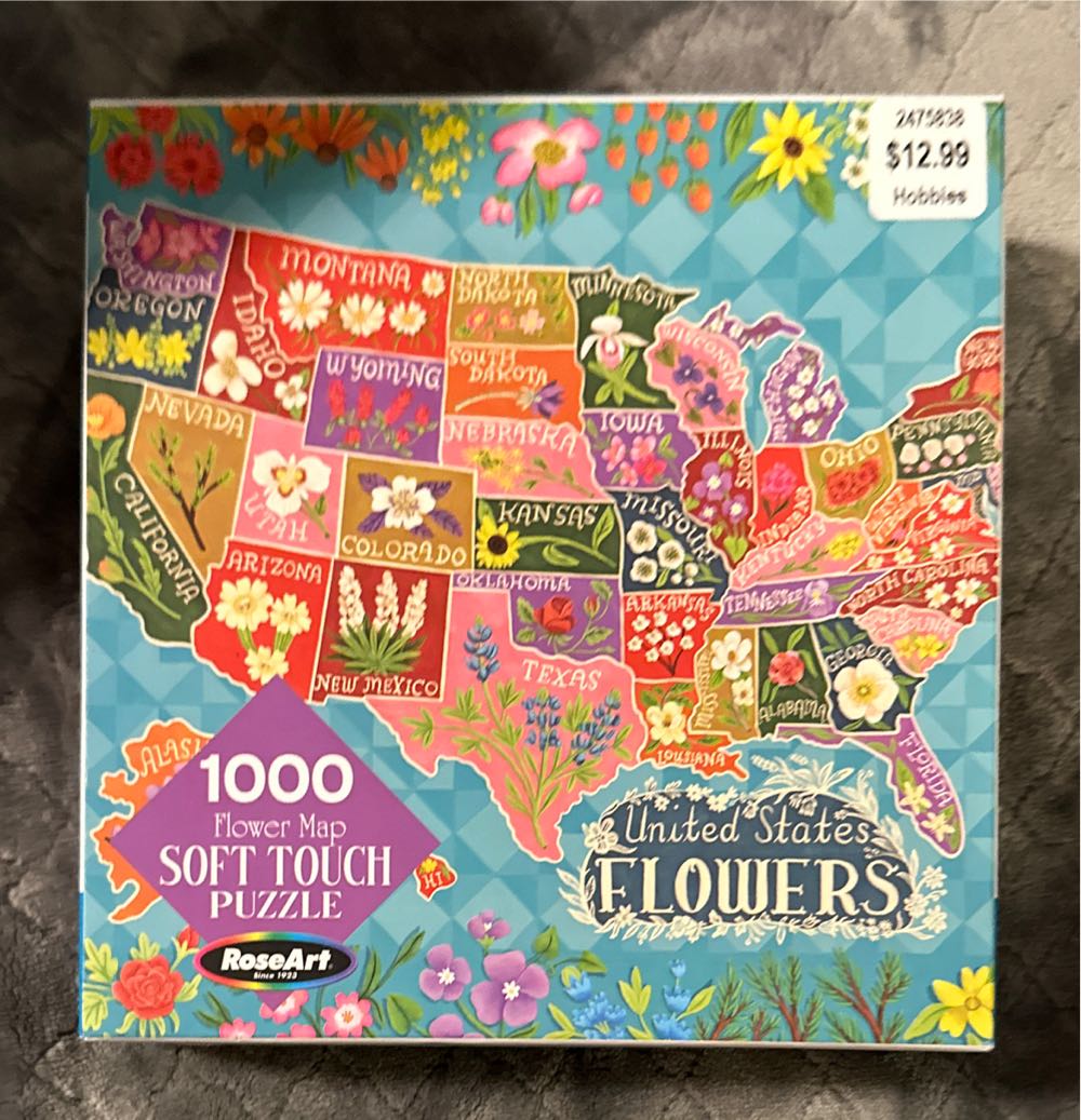 Flower Map - RoseArt puzzle collectible [Barcode 4895145425247] - Main Image 2