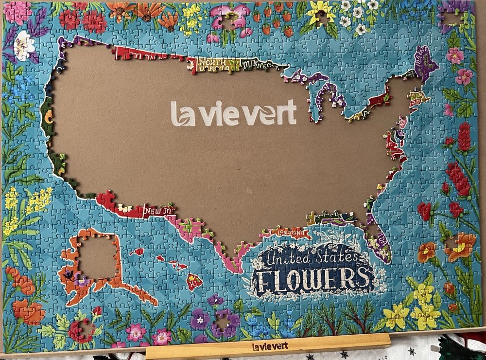 Flower Map - RoseArt puzzle collectible [Barcode 4895145425247] - Main Image 4